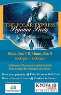 Image result for Polar Express Pajama Party