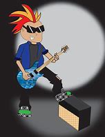 Image result for Punk Rock Cartoon