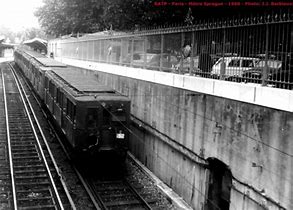 Image result for Paris Metro Train 1960