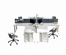 Image result for 4 Person Office Workstation