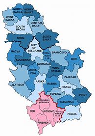 Image result for Districts of Serbia