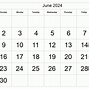 Image result for June Calendar Starting Monday