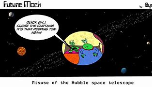 Image result for Hubble Telescope Cartoon