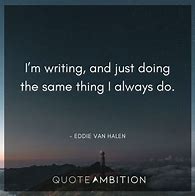 Image result for Eddie Van Halen Writing