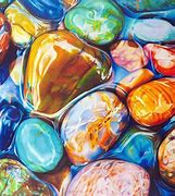 Image result for Tons of Rainbow Pebbles