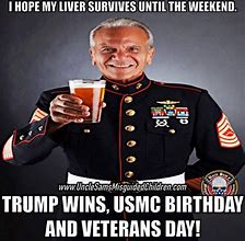 Image result for Veteran Birthday Meme