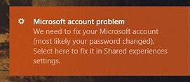 Image result for Fix Microsoft Account Problem