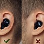 Image result for Wear Galaxy Earbuds