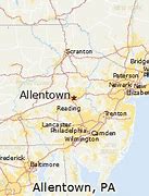 Image result for Map of Allentown PA and Surrounding Area