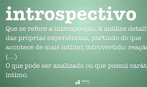 Image result for introspectivo