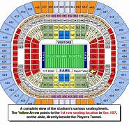 Image result for Rams Stadium Seat Map