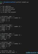 Image result for Output Simple Calculator Using Python Code