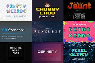 Image result for Creative Pixel Theme Typography