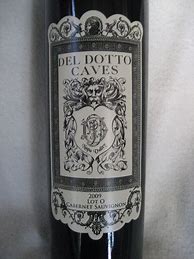 Image result for Del Dotto Cabernet Sauvignon Caves Lot W