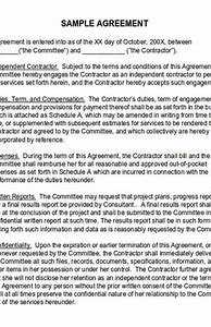 Image result for Example of a Written Contract