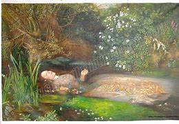 Image result for John Everett Millais Ophelia Painting