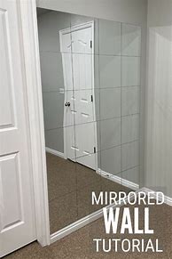Image result for How to Mirror a Wall
