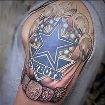 Image result for Dallas Cowboys Tattoos for Men