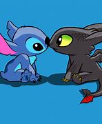 Image result for Baby Toothless and Stitch