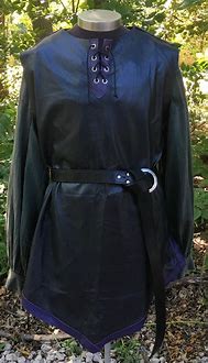 Image result for Purple Leather Tunic