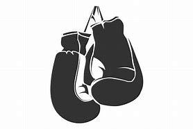 Image result for Black and White Boxing Gloves Silhouette