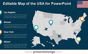 Image result for PowerPoint Us Map