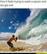 Image result for Person Looking at Wave Meme