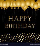 Image result for Happy Birthday Clip Art Black and Gold