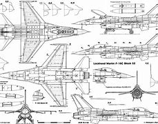 Image result for F-16 Falcon Blueprint