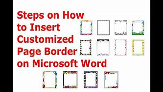 Image result for Custom Borders for Microsoft Word