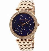 Image result for Rose Gold Watch with a Leather Band and an Oval Face