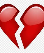 Image result for Single Emoji Broken Heart