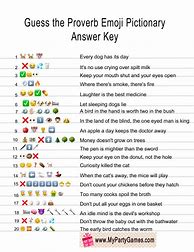 Image result for Emoji Pictionary Phrases