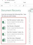 Image result for Recover Unsaved Work Excel