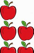 Image result for Five Apples Clip Art