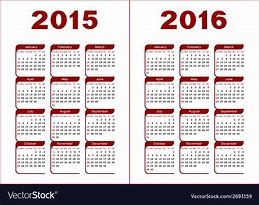 Image result for 2015 2016 Calendar