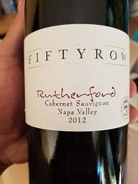 Image result for FiftyRow Cabernet Sauvignon Morisoli Lewelling