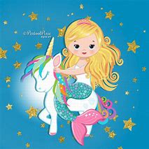 Image result for Unicorn Mermaid Clip Art