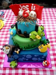 Image result for Angry Birds Birthday Cake