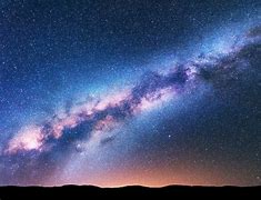 Image result for Moon Purple Sky Milky Way