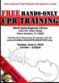 Image result for Hands-Only CPR Flyer