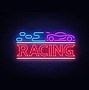 Image result for Neon Racing Signs Clip Art