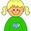 Image result for Little Girl Drawing Clip Art