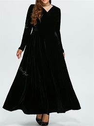 Image result for Plus Size Long Sleeve Maxi Dress
