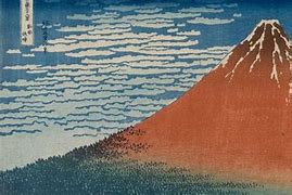 Image result for Japanese Woodblock Print Mount Fuji