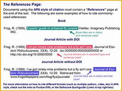 Image result for APA in Text Citation Journal Article