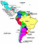 Image result for Map of Central and South America