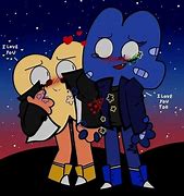 Image result for X and 4 Kissing BFDI