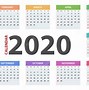 Image result for Calendario Año 2020