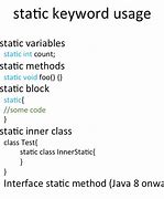 Image result for Static Variable Java Example